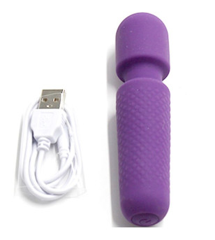 ARMONY - YOUR MAGIC MASSEUR  VIBRATEUR RECHARGEABLE 10 VIBRATIONS BAGUETTE DOTS VIOLET