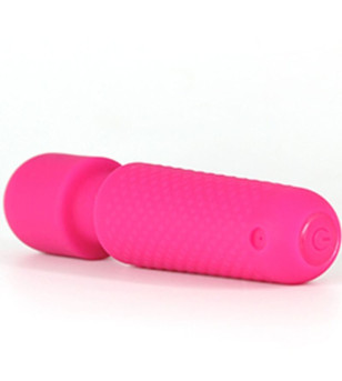 ARMONY - YOUR MAGIC MASSEUR  VIBRATEUR RECHARGEABLE 10 VIBRATIONS BAGUETTE DOTS ROSE