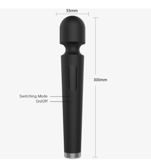 ARMONY - X POWER GRAND MASSAGE  VIBRATEUR 7 VIBRATIONS NOIR