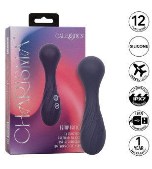 CALEXOTICS - CHARISMA TEMPTATION MASSEUR 12 FONCTIONS VIOLET