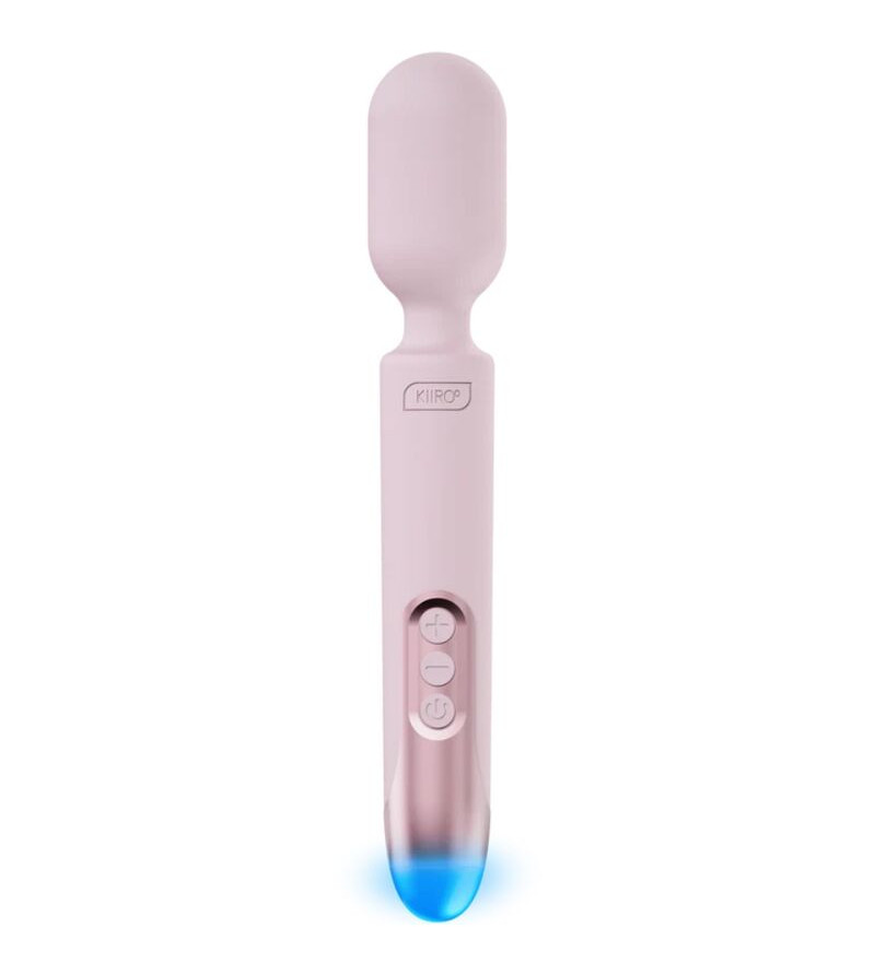 KIIROO - PROWAND VIBRATEUR WAND TÉLÉCOMMANDE + APPLICATION GRATUITE ROSE