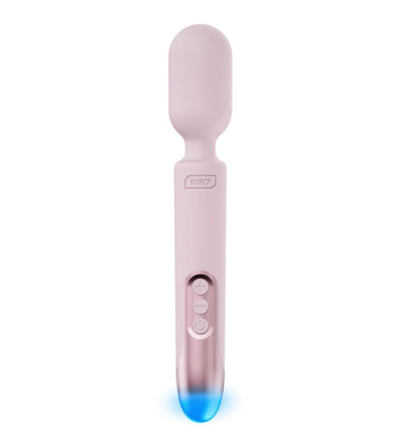 KIIROO - PROWAND VIBRATEUR WAND TÉLÉCOMMANDE + APPLICATION GRATUITE ROSE