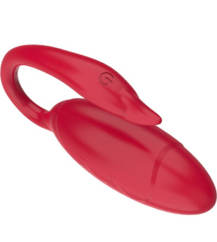 ARMONY - VIBRATEUR DOISEAU POUR COUPLES ROUGE