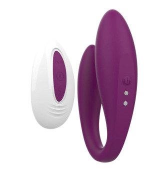 ARMONY - VIBRATEUR KITTY POUR COUPLES TÉLÉCOMMANDE VIOLET