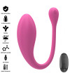 INTENSE - JANICE U VIBRATEUR DOUBLE STIMULATION 10 VIBRATIONS ROSE TÉLÉCOMMANDE