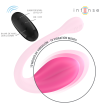INTENSE - JANICE U VIBRATEUR DOUBLE STIMULATION 10 VIBRATIONS ROSE TÉLÉCOMMANDE