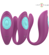 INTENSE - ANNIE VIBRATEUR ET STIMULATEUR EN U VIOLET TÉLÉCOMMANDE