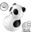 SATISFYER - POCKET PANDA STIMULATEUR  VIBRATEUR NOIR ET BLANC