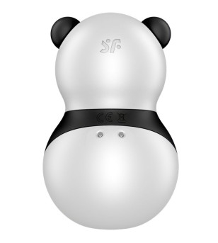 SATISFYER - POCKET PANDA STIMULATEUR  VIBRATEUR NOIR ET BLANC