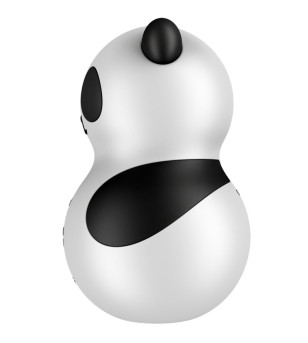 SATISFYER - POCKET PANDA STIMULATEUR  VIBRATEUR NOIR ET BLANC