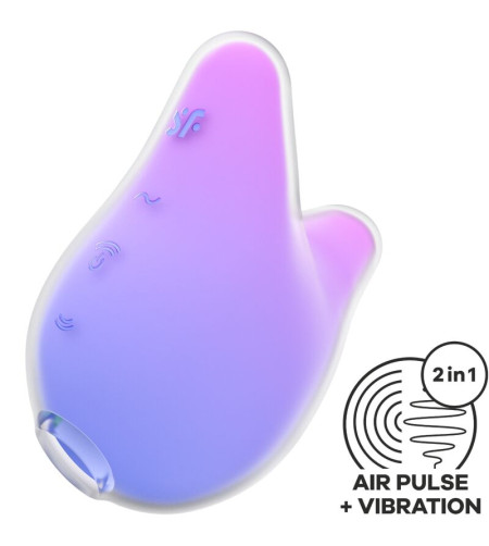 SATISFYER - MERMAID VIBES STIMULATEUR  VIBRATEUR VIOLET ET ROSE