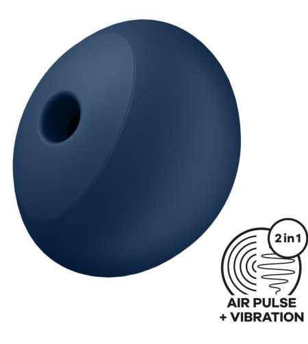 SATISFYER - AIR POWER 4 STIMULATEUR  VIBRATEUR 12 VIBRATIONS BLEU