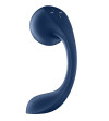 SATISFYER - PRO+ WAVE 4 STIMULATEUR POINT G ET IMPULSION D'AIR APPLICATION GRATUITE BLEU FONCÉ