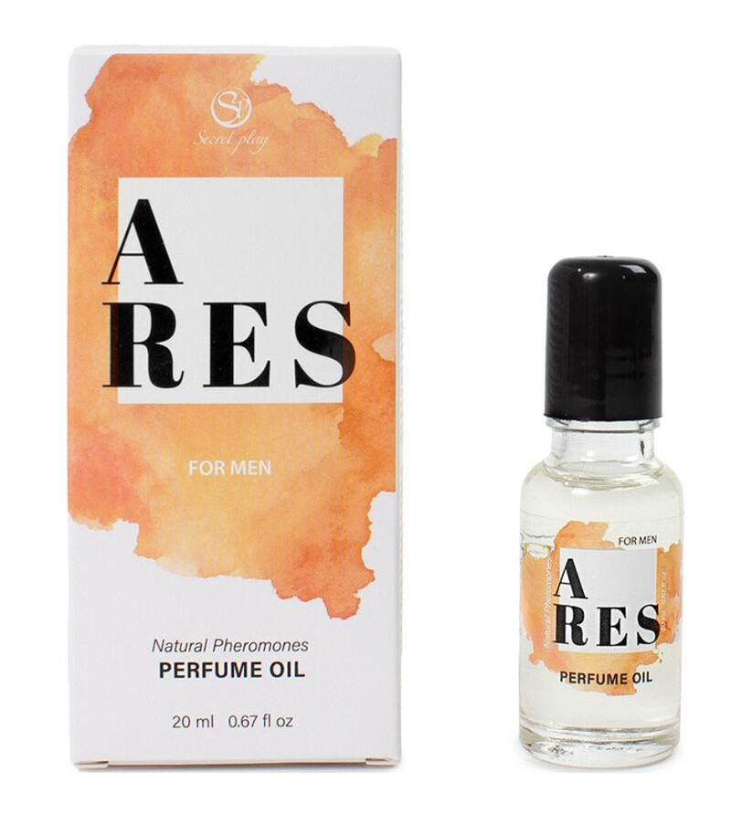 SECRETPLAY - ARES PARFUM NATUREL PHÉROMONES EN HUILE POUR HOMME 20 ML