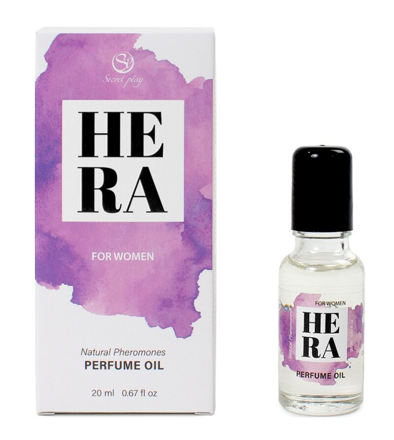 SECRETPLAY - HERA PARFUM NATUREL PHÉROMONES EN HUILE POUR FEMME 20 ML