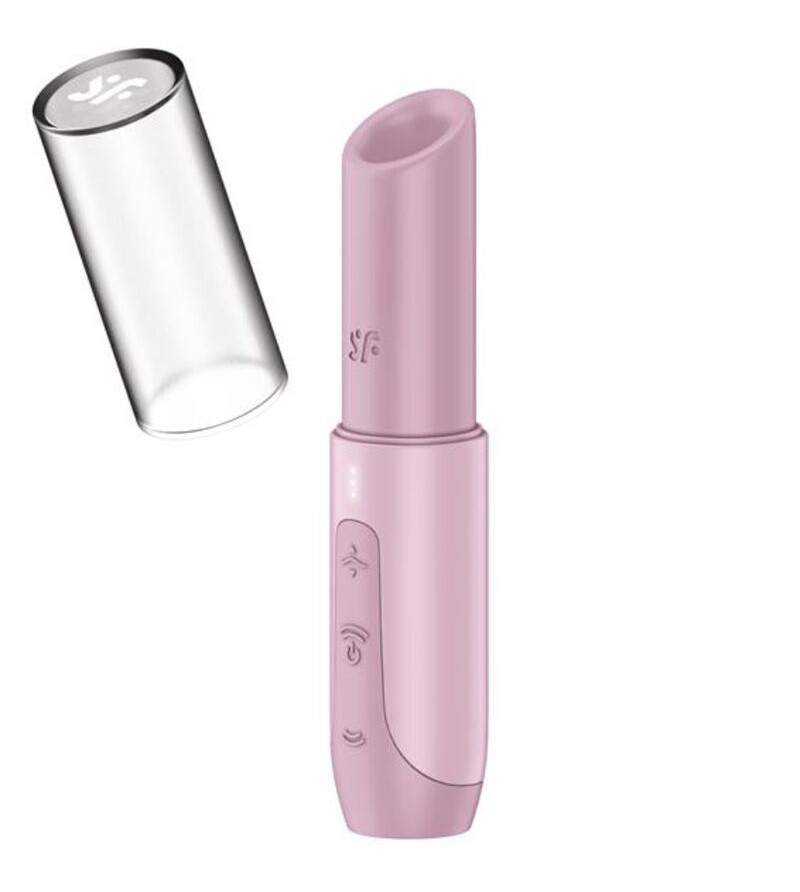 SATISFYER - STIMULATEUR DE CLITORIS SECRET KISS WAVE ROSE
