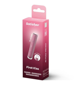 SATISFYER - STIMULATEUR DE CLITORIS FIRST KISS WAVE GARNET