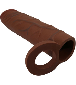 PRETTY LOVE - MANCHON DE PÉNIS KAILE AVEC EXTENSION DE 2,5 CM MULATTO