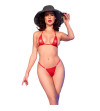CHILIROSE - CR 4840 MICRO BIKINI ROUGE S/M