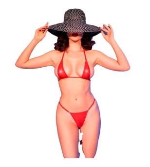 CHILIROSE - CR 4840 MICRO BIKINI ROUGE S/M