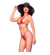 CHILIROSE - CR 4840 MICRO BIKINI ROUGE S/M