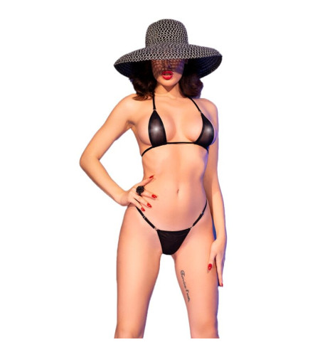 CHILIROSE - CR 4840 MICRO BIKINI NOIR S/M