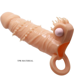 PRETTY LOVE - CONNOR MANCHON DE PÉNIS + STIMULATEUR DE CLITORIS CHAIR