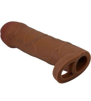 PRETTY LOVE - MANCHON DE PÉNIS POUR OIGNON AVEC EXTENSION DE 2,5 CM MULATTO