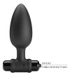 PRETTY LOVE - VIBRA BUTT PLUG 2 PLUG ANAL 10 VIBRATIONS NOIR