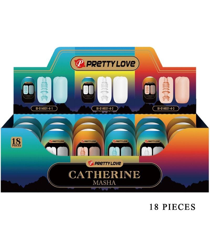 PRETTY LOVE - MASHA PACK 18 DIFFÉRENTS MASCRUBATEURS HOMMES