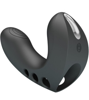 PRETTY LOVE - VIBRATEUR DOIGT CAMELIA 7 VIBRATIONS NOIR