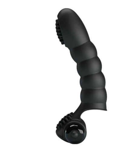 PRETTY LOVE - VIBRATEUR DOIGT ALEXANDER 10 VIBRATIONS NOIR