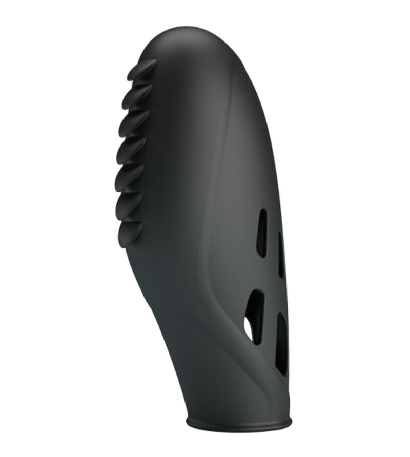 PRETTY LOVE - VIBRATEUR DOIGT EN SILICONE GILO NOIR