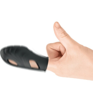PRETTY LOVE - VIBRATEUR DE DOIGT EN SILICONE LICH NOIR
