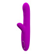 PRETTY LOVE - VIBRATEUR MULTIFONCTION ANGELIQUE + STIMULATEUR DE CLITORIS VIOLET