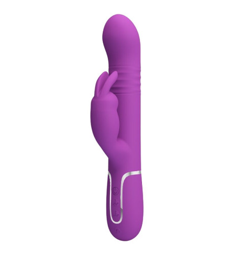 PRETTY LOVE - VIBRATEUR LAPIN MULTIFONCTION COALE 4 EN 1 VIOLET