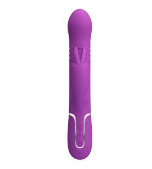 PRETTY LOVE - VIBRATEUR LAPIN MULTIFONCTION COALE 4 EN 1 VIOLET