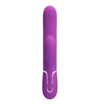 PRETTY LOVE - VIBRATEUR LAPIN MULTIFONCTION 3 EN 1 PERLITA VIOLET