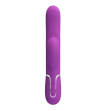 PRETTY LOVE - VIBRATEUR LAPIN MULTIFONCTION 3 EN 1 PERLITA VIOLET