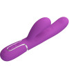 PRETTY LOVE - VIBRATEUR LAPIN MULTIFONCTION 3 EN 1 PERLITA VIOLET