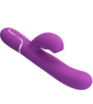 PRETTY LOVE - VIBRATEUR LAPIN MULTIFONCTION 3 EN 1 PERLITA VIOLET