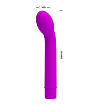 PRETTY LOVE - VIBRATEUR POINT G LOGAN 10 VIBRATIONS VIOLET