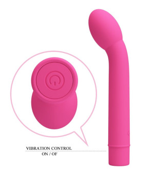 PRETTY LOVE - VIBRATEUR POINT G LOGAN 10 VIBRATIONS ROSE