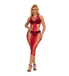 SUBBLIME - 952327 ROBE LONGUE RÉSEILLE ROUGE TAILLE UNIQUE