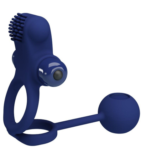 PRETTY LOVE - REMINGTON DOUBLE ANNEAU VIBRANT AVEC PLUG BLEU