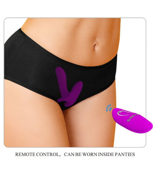 PRETTY LOVE - MASSEUR  VIBRATEUR 12 VIBRATIONS TÉLÉCOMMANDE VIOLET