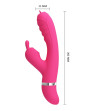 PRETTY LOVE - VIBRATEUR LAPIN MULTIFONCTION PHOENIX ROSE