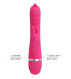 PRETTY LOVE - VIBRATEUR LAPIN MULTIFONCTION PHOENIX ROSE