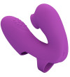 PRETTY LOVE - VIBRATEUR DE DOIGTS ATHENA AVEC STIMULATEUR DE CLITORIS VIOLET