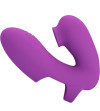 PRETTY LOVE - VIBRATEUR DE DOIGTS ATHENA AVEC STIMULATEUR DE CLITORIS VIOLET
